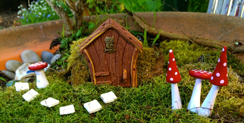 fairy garden, fairy door, whimsyland, mushroom, stepping stones